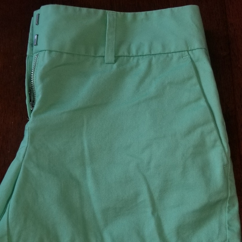 Ann Taylor Loft Seafoam Green Shorts